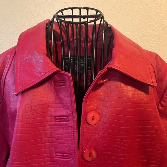 Terry Lewis red leather jacket - Picture 5 of 13